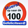 Huldeschild Op naar de 100